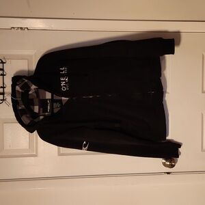 O'neill Zip up Hoody - Black - Mens Size Medium - Preloved item